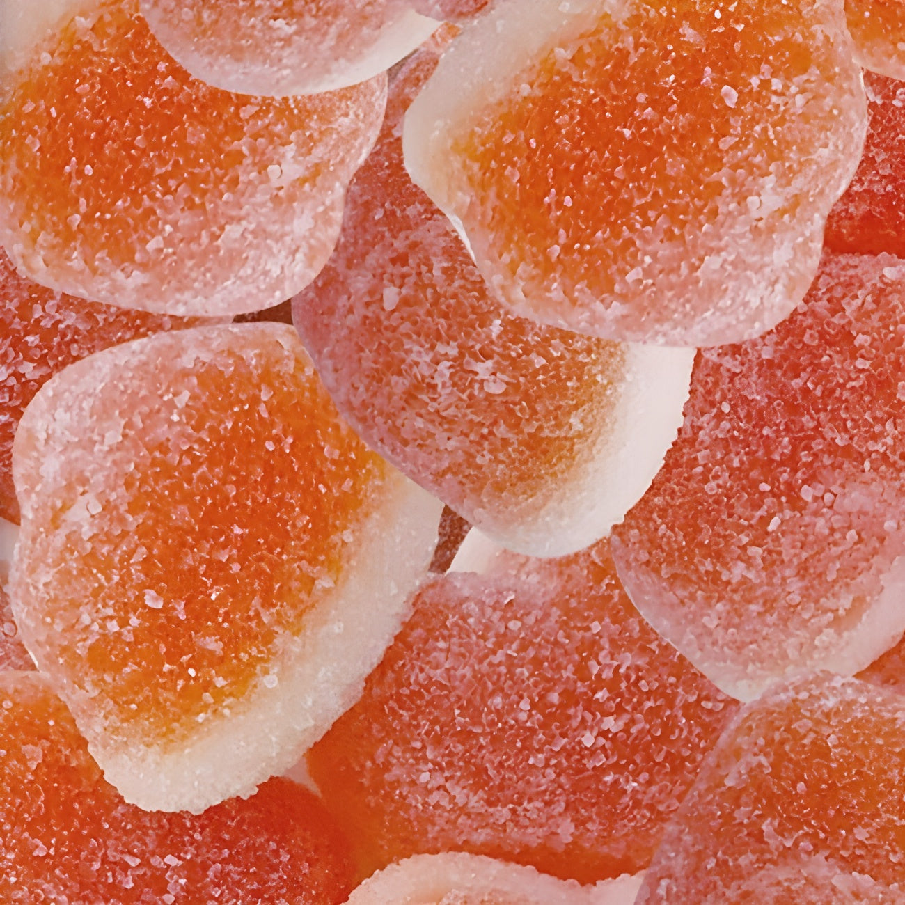 Coeur fourré pêche sucrées