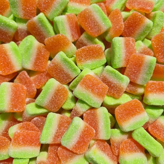 Tranches de mangue sucrées
