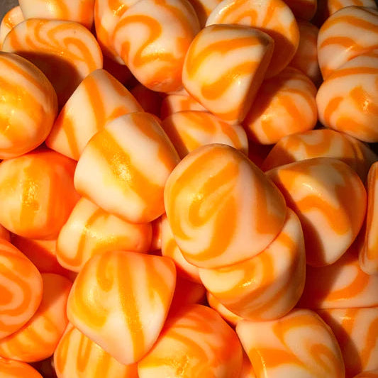 Bisous twist lisse pêche
