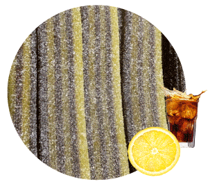 Bandeau  citron  coca super acide