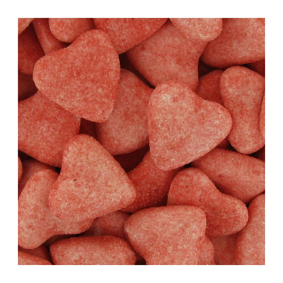 Coeur rouge sucrées