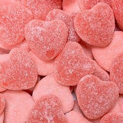 Coeur  fraise acidulées
